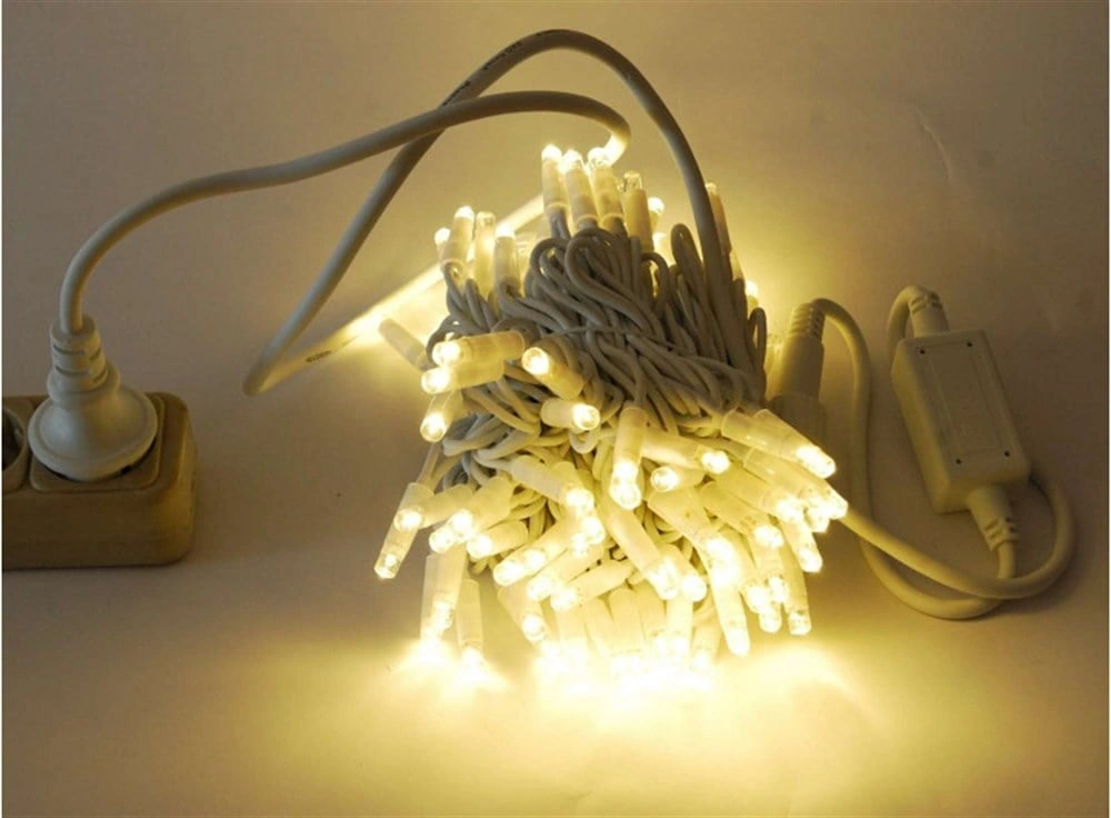 Saçak Led Gün Işığı Beyaz Parıltılı Dış Mekan Ip65 2mt X 1mt Eklenebilir Beyaz Kablolu Yılbaşı Led Işık 220v Günışığı