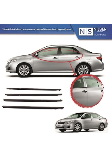 Toyota Corolla Uyumlu Dis Cam Siyirici Fitil Takimi 2007-2012 531003387