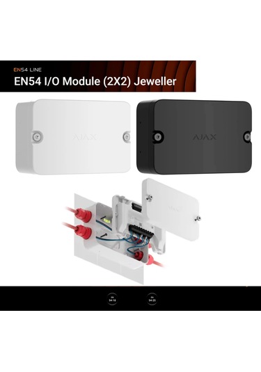 Ajax En54 I/o Modül Siyah