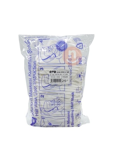 Era Toz Maskesi 1210 Ventilli Katlanır Ffp2 V Nr 25 Li Paket