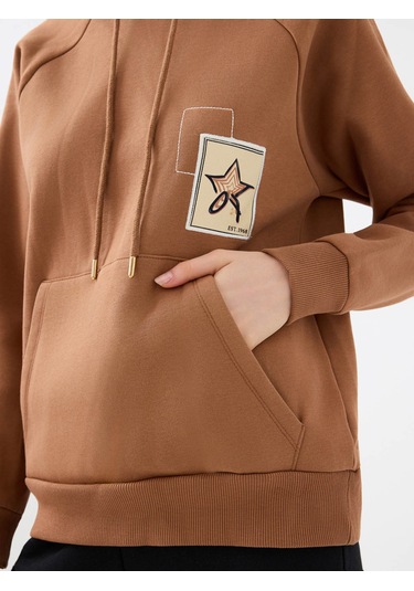 Loft Kahverengi Kadın Sweatshirt Lf2040768 Kahverengi