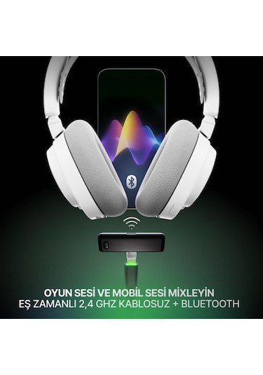 Steelseries Arctis Nova 7x Gen2 Kablosuz Beyaz Gaming Kulaklık