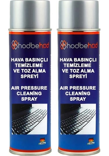 Basınçlı Hava Spreyi Gas Duster Sprey Toz Alıcı Spray 2 x 500 ML