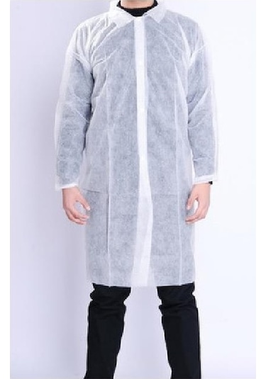 Besni Ticaret Tek Kullanımlık Ziyaretçi Önlüğü Beyaz 10'lu