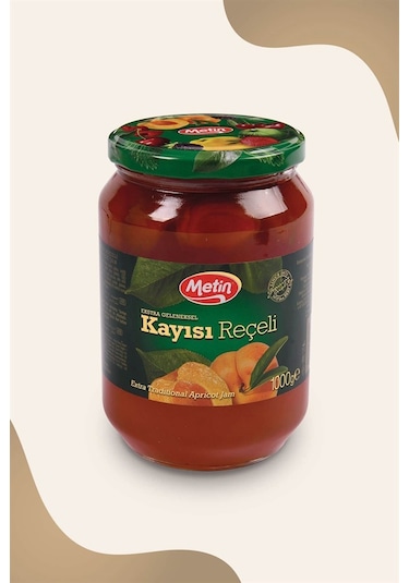 Metin Kayısı Reçeli Cam 1 KG