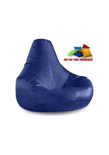 Armutland Kampanya ! 45*45 Yer Minderi Hediyeli Deri Armut Koltuk