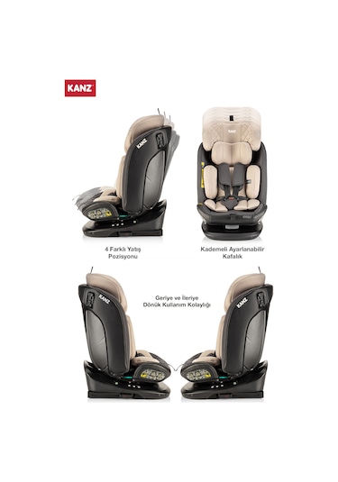 Kanz Orbit I-size Oto Koltuğu Bej