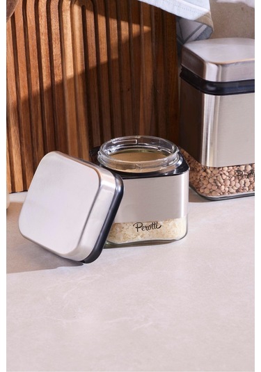 Cubıc 3 Boy Saklama Kabı Ve Kavanoz Seti Seffaf Şeffaf