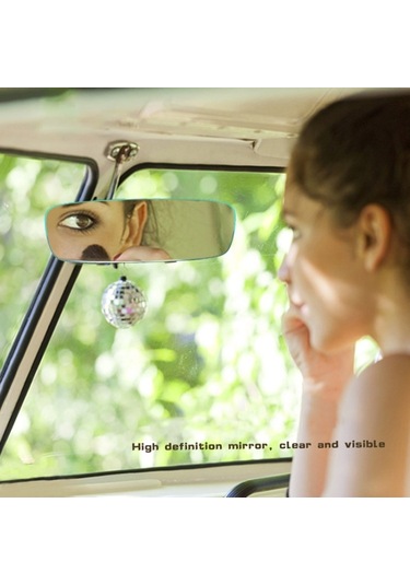 Sones 3R-335 Planemirror 270MM Araba Dikiz Güçlendirme Çerçevesiz Şeffaf Büyük Ayna Beyaz