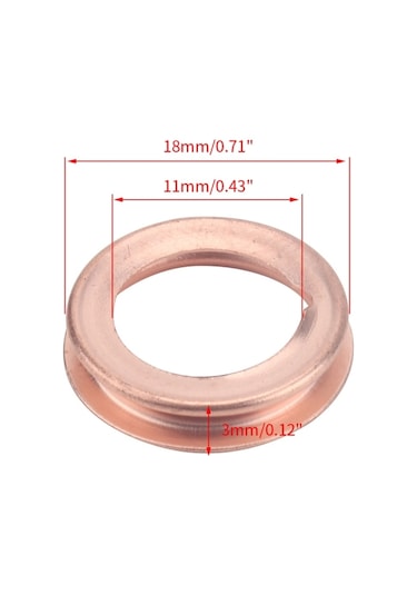 Cbtx A5421 10 İn 1 Araç Tahliye Tapası Ezici Yıkama Contaları 1102601m02 Nissan İçin