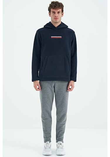 Tommy Life Hern Lacivert Erkek Polar Sweatshirt - 88301 Lacivert