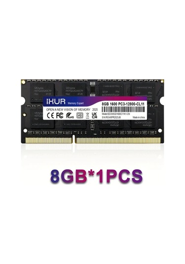 Globalbloom Ixur 8gb Ddr3 1600mhz Sodımm Dizüstü Bellek Ram Yükseltme Modülü