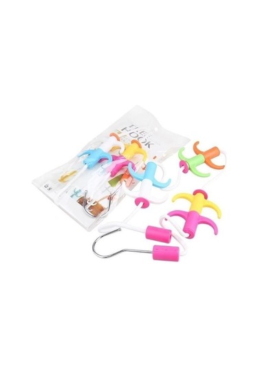 Ams Net Dolap İçi Düzenleyici Askı Elbise Giysi Organizer Sihirli Askılık Çok Renkli