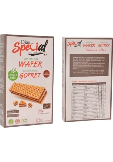 Dias Special Çikolatalı Vegan Gofret 110 G