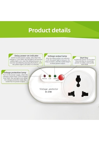 Xianwen Geeroyoo Buzdolabı İçin 2000w 16a Voltaj Ve Aşırı