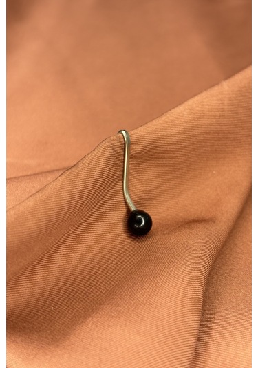 Eşarp Şal Klipsi 12 Adet İnci Model Klips 6 Siyah Ve 6 Beyaz Kadın Tesettür Aksesuar İğne Siyah - Beyaz