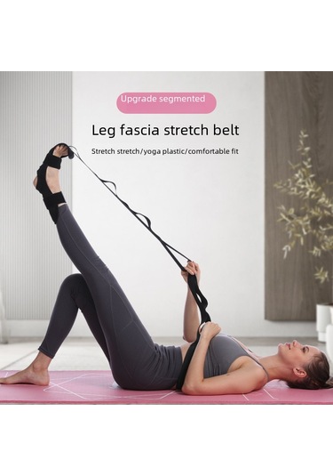 Qingmipy Siyah Rehabilitasyon Bantı: Ayak Bileği Düzeltme, Tendon Geliştirme, Felç Ve Yoga Esneklik Egzersizleri İçin Egzersiz Aleti