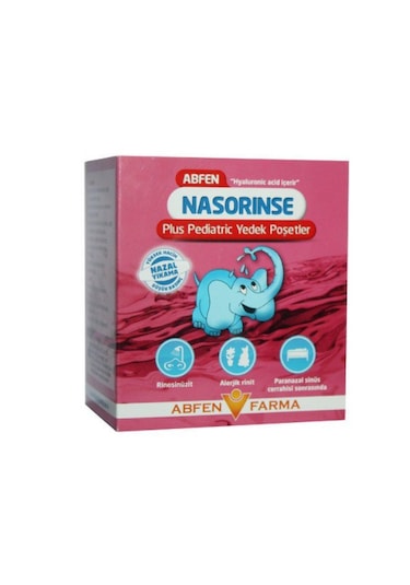 Abfen Farma Nasorinse Plus Pediatric Burun Yıkama Yedek Poşet 50 Adet