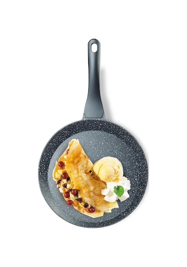 Thermoad Gri Granit Döküm Krep Tavası