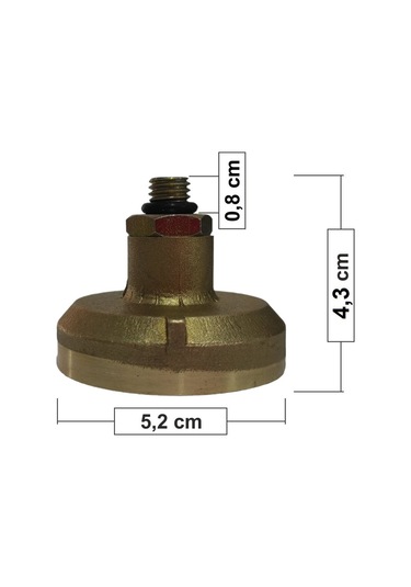 Bella Avrupa Tip Lpg Dolum Başlığı Aparatı (4,3 cm Erkek)