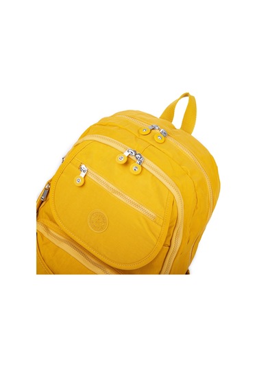 Nas Bag Unisex Büyük Boy Zararlı Kimyasal İçermeyen Waterproof Sırt Çantası Sarı Sarı
