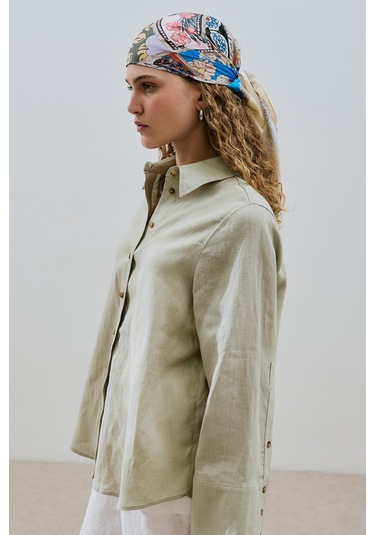 Saten Desenli Şal Guel Guel