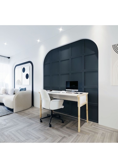 Zenith Çalışma Masası 120cm Beyaz Meşe