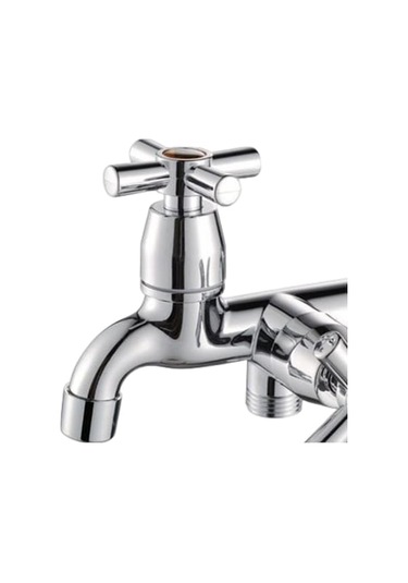 Bosphorusboutique02 Suntek Banyo Bataryası G1/2 Musluk Havalandırıcı Stil-a, Dayanıklı 2 Ayrı Vana, Pratik Bağlantı, İç/dış Mekanlar İçin Uygun -