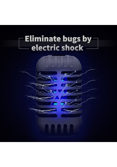L6401b-eu Mini Ev Sivrisinek Katili Lamba Elektrikli Sivrisinek Siyah