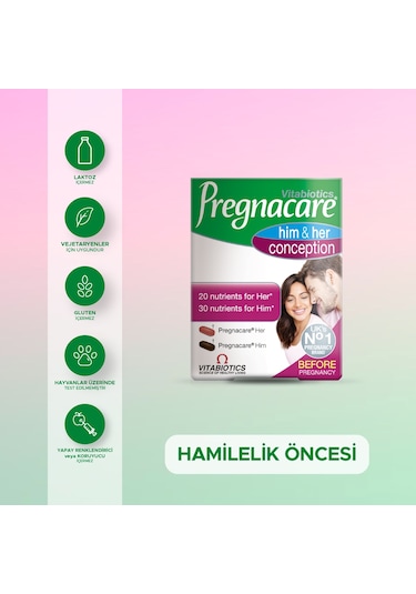 Vitabiotics Him And Her Conception 60 Tablet