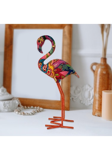 Suntek Magideal Flamingo Bahçe Heykeli Kuşlar Heykeller Ev Yard Stil-b