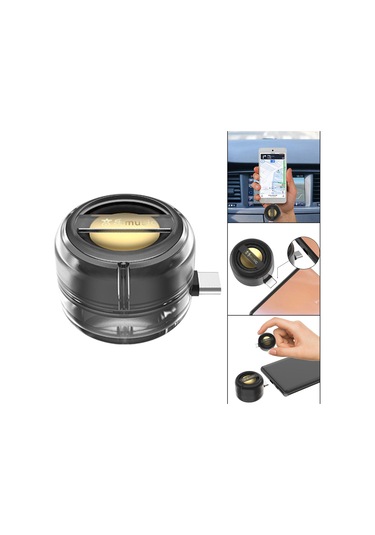 Homyl Usb-c Mini Telefon Hoparlörü Tak Ve Çalıştır, Siyah