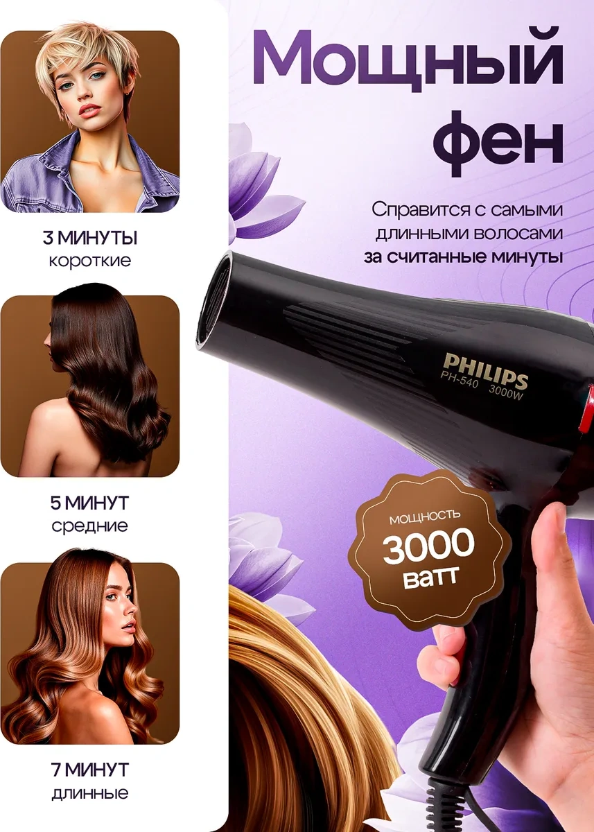 Phılıps Profesyonel Saç Kurutma Makinesi 3000 Watt 163126118