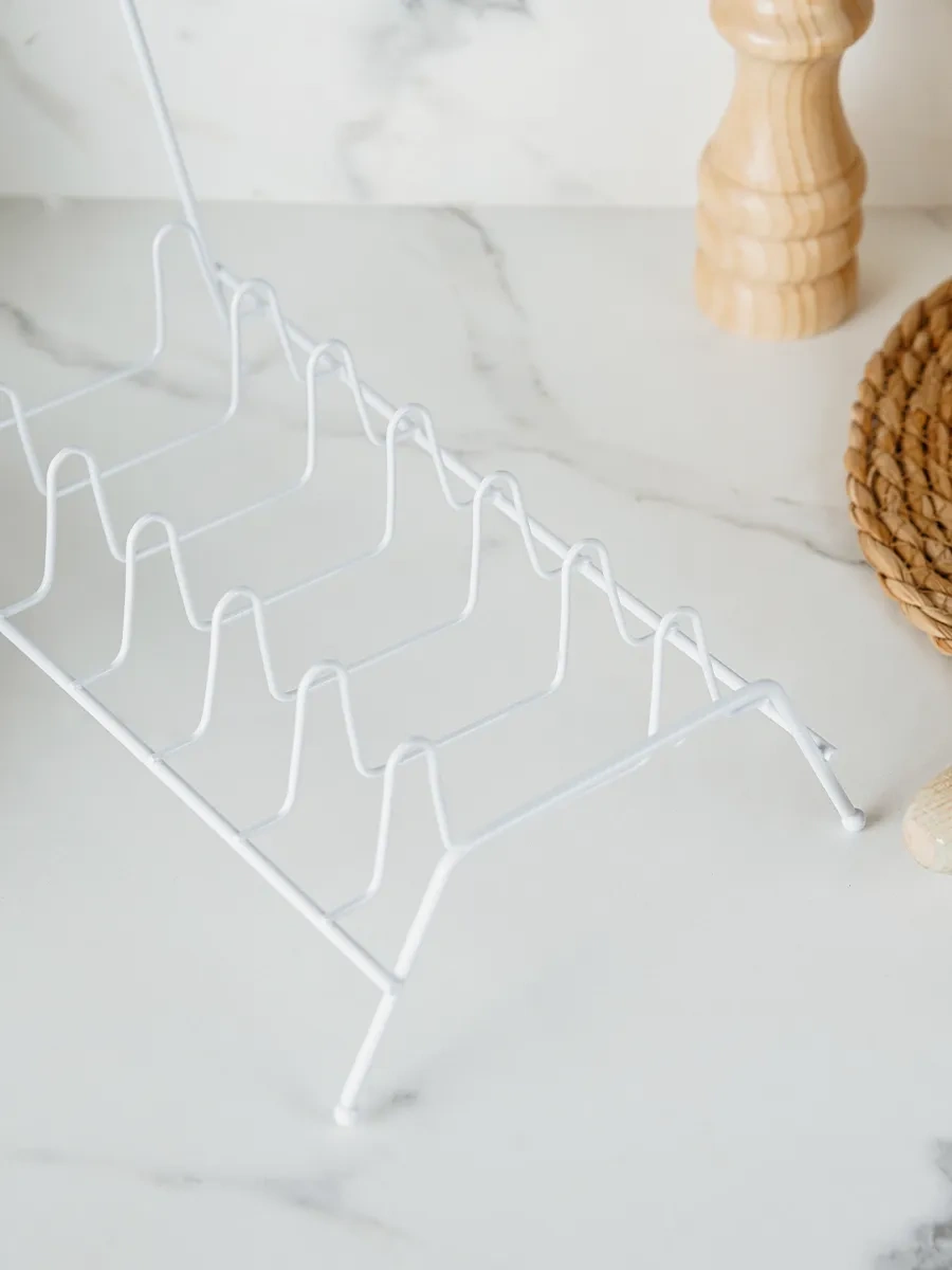 Dolana Metal Çok Amaçlı Kapaklık Ve Kesme Tahtası Tutucu 72003568 Beyaz