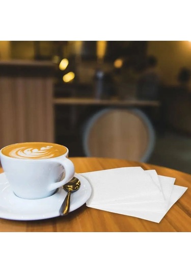 Laıma Ev İçin Düz Renkli 400 Adet Kağıt Peçete 138787699 Beyaz