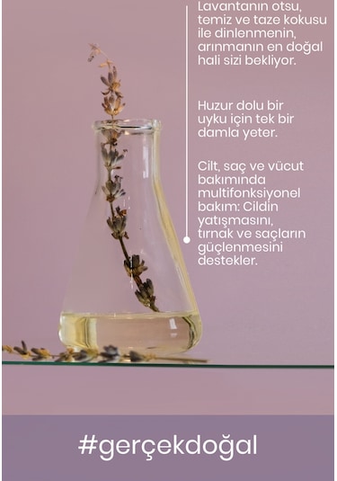 Bade Natural Lavanta Uçucu Yağı %100 Saf 10 ML