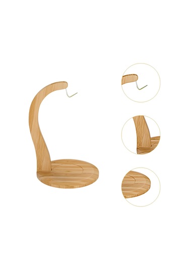 Suntek Muz Tutucu Standı Çok Fonksiyonlu Taşınabilir Ev Için Ahşap Rengi