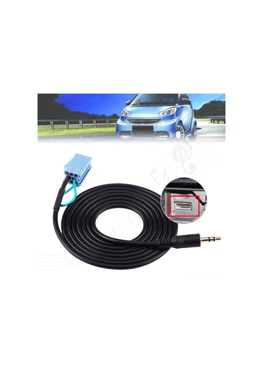 Springsun Smart 450 Tüm Modelleri İçin 3.5mm Aux Ses Kablosu - 150cm Uzunluk, Plug & Play, Mp3 Uyumlu Siyah Plastik Kablolu