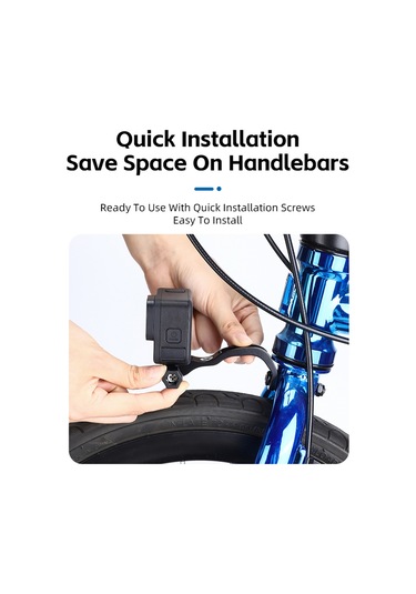 Geeksen Brompton Faltbike Ön Ç叉 Işık Tutucu Gopro Kamera Montajı Alüminyum Malzeme Siyah Yp0719328 Siyah