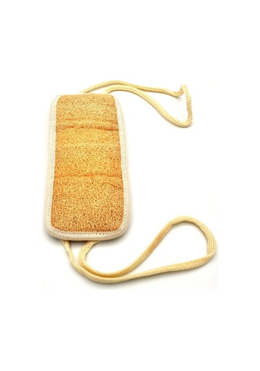Doğal Kabak Lifi Banyo Hamam Sırt Kesesi İpli 12x27 Cm.