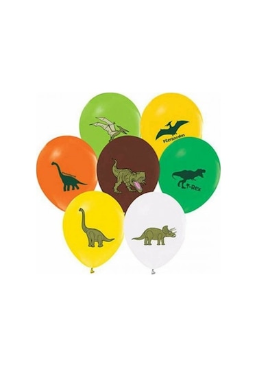 Balonevi Balon 4+1 Çiftlik Hayvanları 12" Pastel 8 Li