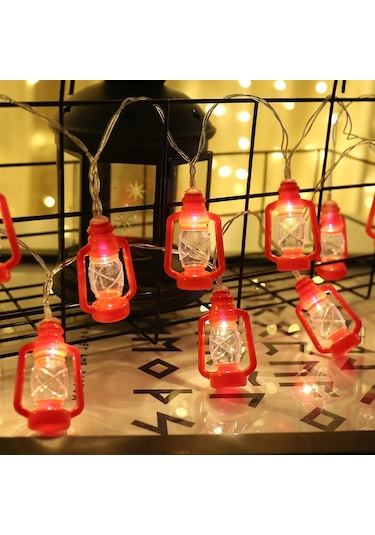 Sones 3m 20 Led Usb Güç Retro Gaz Lambası Led Işıklar Dizisi Yatak Odası Dekorasyonu Sıcak Beyaz Işık Diğer