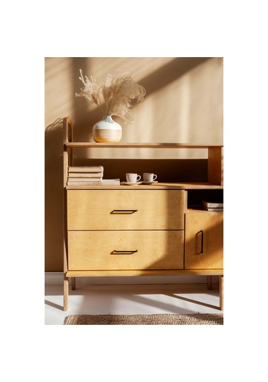 Woodesk Veta, Ahşap, Dolap Ve Konsol, 190x115, Tik Renk