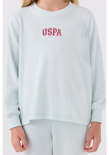 U.s. Polo Assn. Kız Çocuk Su Yeşili Pijama Takım 50299774-vr048 Su Yesılı