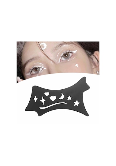 Dolıty Lady Black Için Eyeliner Stencil Çok Amaçlı Siyah Siyah