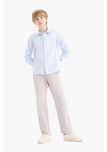 DeFacto Erkek Çocuk Düz Paça Basic Düz Gabardin Pantolon D5859A825SMGR296