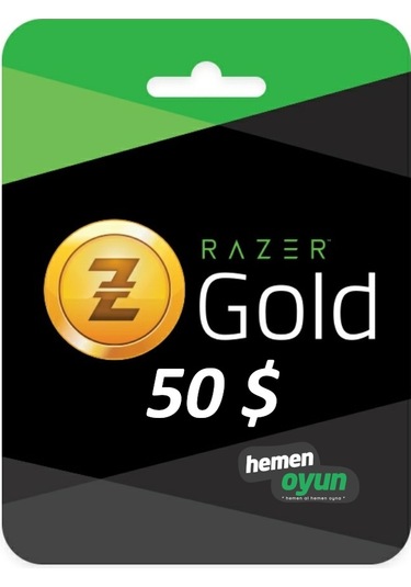Hemenoyun Razer Gold 50 Usd Dolar