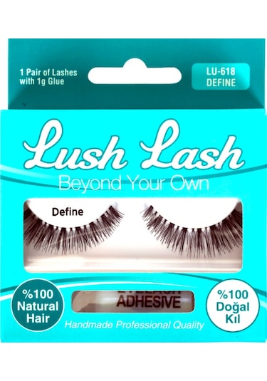 Lush Lash %100 Doğal Kıl Define Takma Kirpik LU-618