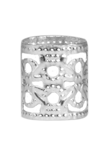 Suntek Örgü Saç Için 100 Adet Kirli Uzatma Tokaları Takı Gümüş