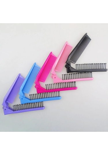 Venturemart 1 Adet Taşınabilir Seyahat Katlanır Tarak Kuaförlük Islak Ve Dalgalı Paketler Saç Fır